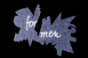 Freie Form mit Wort und Eingriff. Bildpaar: Inge Lutz-Gillen