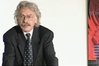 Montagsvortrag: Friedrich Kittler zum Thema Die Medien der Künste, bildo akademie 1995. Videostandbild: Thomas Kemnitz