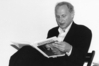 Michael Schirner beim Vortrag Werbung und Kunst, bildo Studio 1, 1989. Foto: Georgios Anastasiades