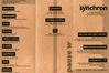 Flyer zur Videopräsentation synchron im Kino Babylon Berlin-Mitte, 1993. Gestaltung: Katja Dion