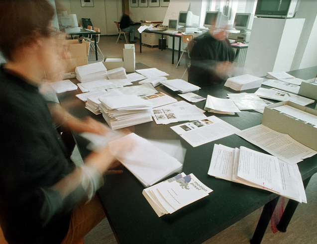 Galerie Bild 8 — gemeinsame Arbeit am bildo Mailing 1994 