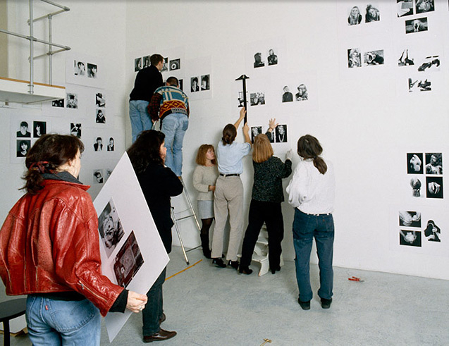 Galerie Bild 22 — Hängung Medienassistenz-Prüfungspräsentation, 1992 